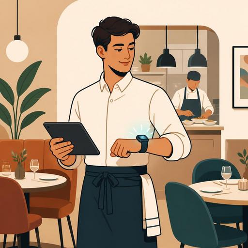 Restoranlarda Garson Tableti mi Akıllı Saat mi? Sipariş Hızı ve Operasyon Verimliliği Rehberi