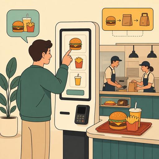 Fast Food Restoranlarda Self Servis Kiosk ile Sipariş Hızı ve Karlılık