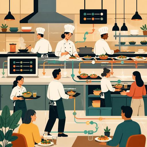 Restoranlarda Pik Saat Sipariş Sırasını Yöneten Akıllı Kuyruk Mantığı