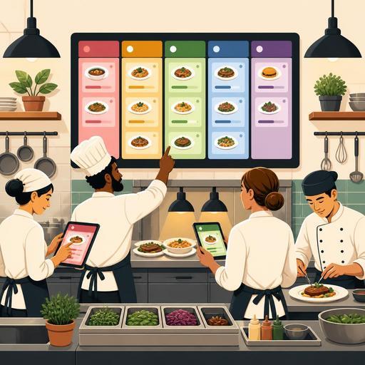 Restoranlarda Renk Kodlu Sipariş Takibiyle Mutfak Hatasını Azaltma