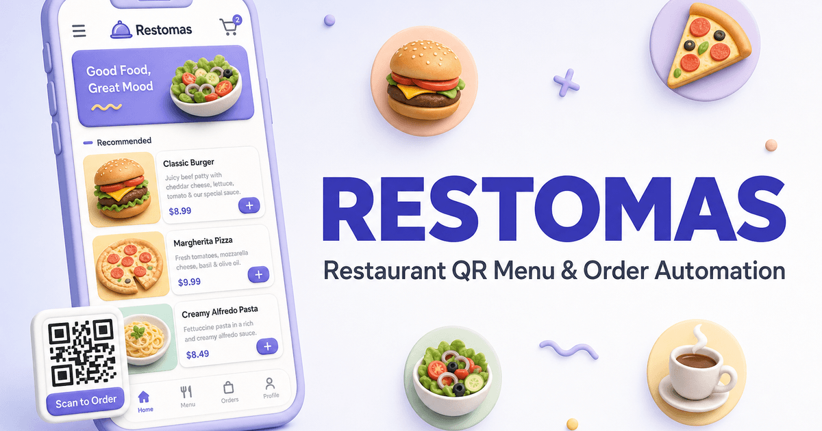 Restomas — 官网预览图